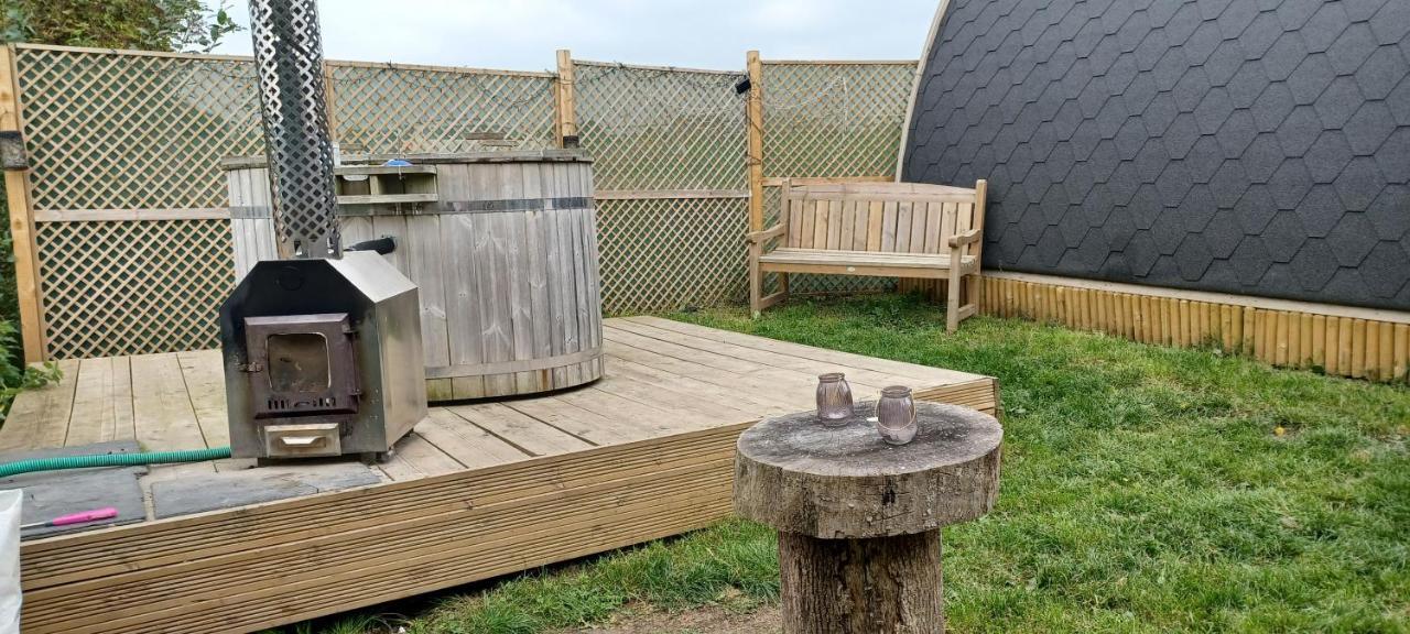 Norwell View Farm Glamping With Hot Tubs Hotell Bath Eksteriør bilde